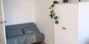 Aparte hoek met zetelbed